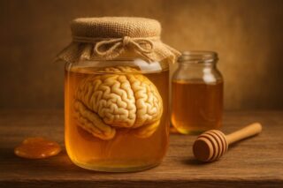 Honey improves memory, reduces stress and stabilises the nervous system. Studies highlight clear advantages over sugar and sweeteners for brain and emotional health.