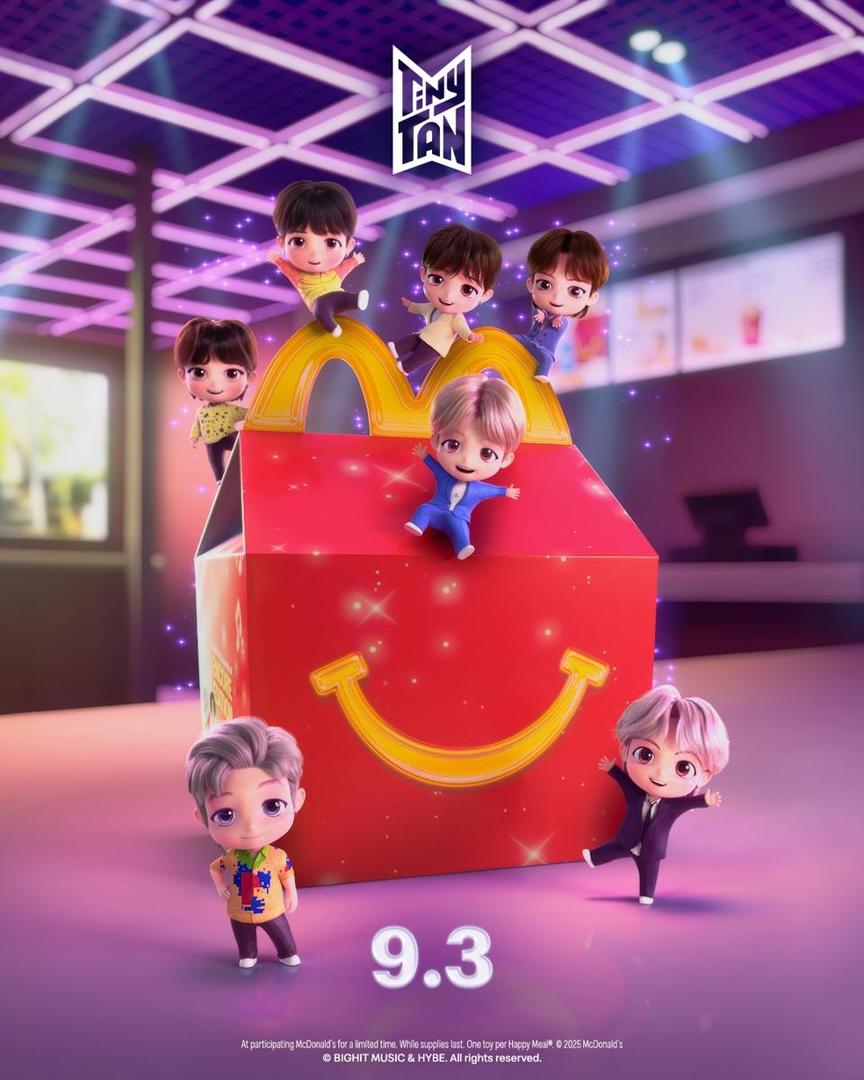 McDonald’s TinyTAN Happy Meal UK 2025: London joins BTS collectible craze
