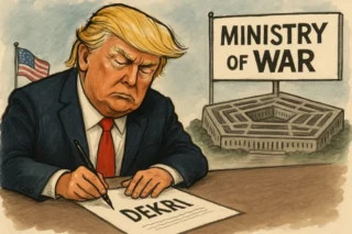 Donald Trump signs executive order renaming the US Department of Defense as the Department of War, reviving a title last used before 1947.