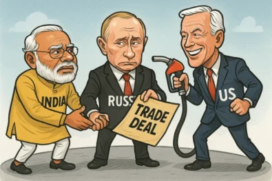 US Commerce Secretary Howard Lutnick said Washington will only sign a trade deal with India if it stops buying Russian oil. Talks also involve Taiwan, Switzerland and South Korea.