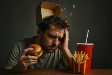 Junk food isn&rsquo;t just about waistlines. Scientists warn that just four days of burgers and chips can damage memory, raise disease risk and cost Britain lives and billions.