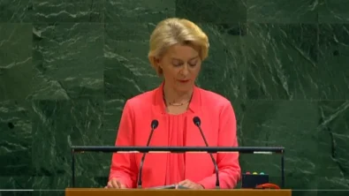 The EU creates a donor group for Palestine. Ursula von der Leyen pledges &euro;1.6bn to rebuild Gaza and restart the Palestinian economy, backing the two-state solution.