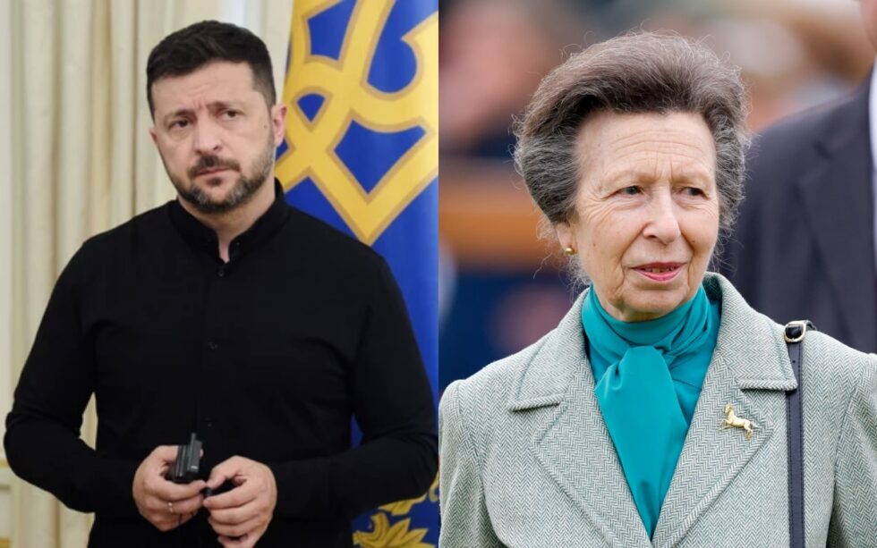 President Volodymyr Zelensky met with the UK's Princess Anne in Kyiv, her first visit to Ukraine since 1990. They discussed aid for nearly 250k Ukrainian refugees, the return of abducted children, and veteran support.