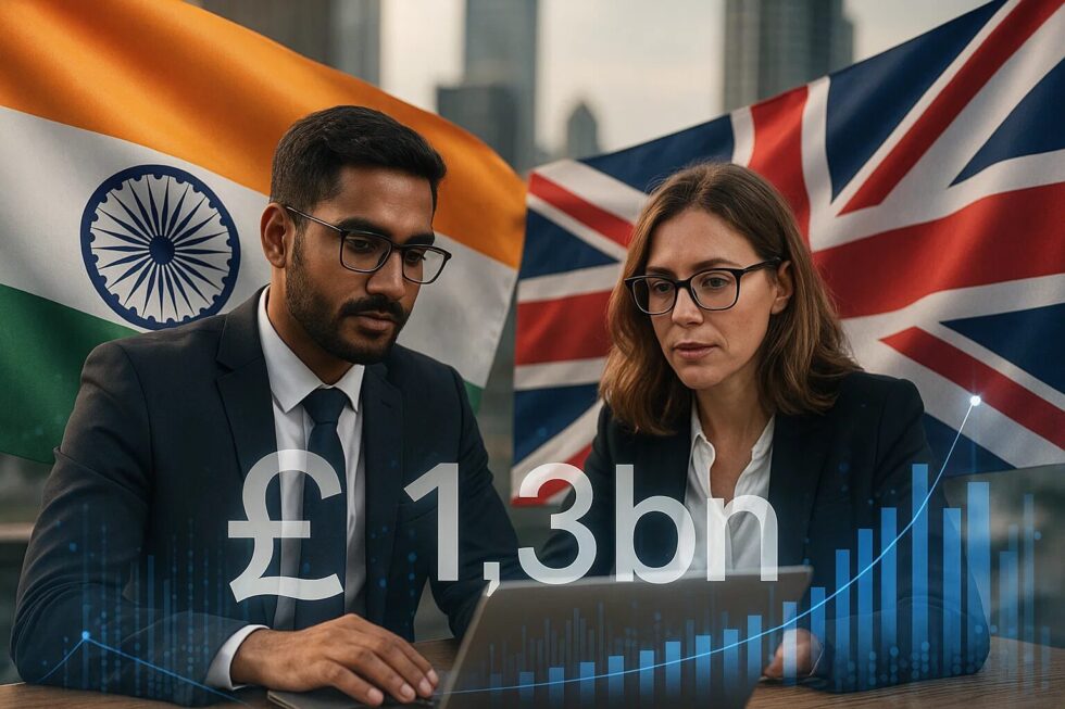India–UK technology partnership fuels £1.3 billion investment, boosting jobs, innovation, and digital trade between London and New Delhi.