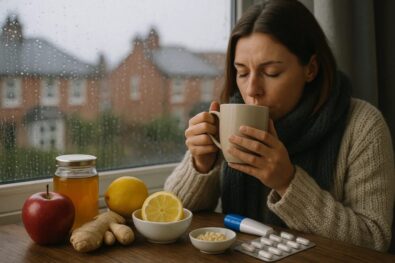 Immune health in UK winter: Explore vitamins, local superfoods (blueberry, black garlic, kale), vaccine tips, and flu prevention for stronger winter immunity.