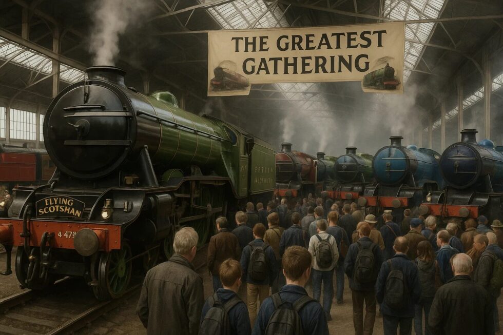 The Greatest Gathering in Derby 2025 brought over 140 trains together in Britain’s largest ever rail expo — schedule, highlights, visitor tips, and legacy insights.