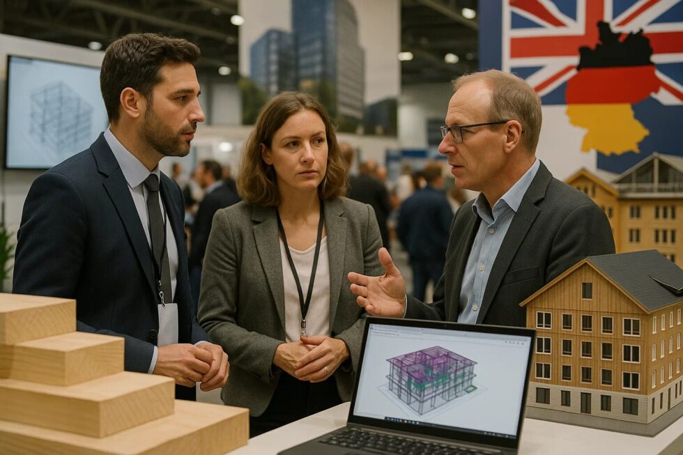 UK Construction Week 2025 details. Explore Timber Expo, ConstructionTech, and the impact of German BIM and Swiss Smart Materials on UK sustainability and productivity.