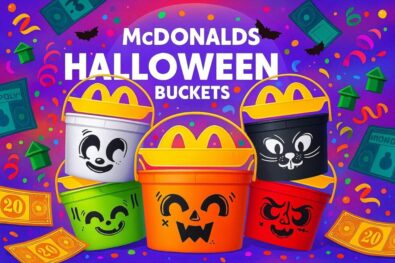 McDonald's Boo Buckets return with Cat & Zombie from Oct. 21! Play Monopoly now for a $1M grand prize. All info on launch dates and winnings.