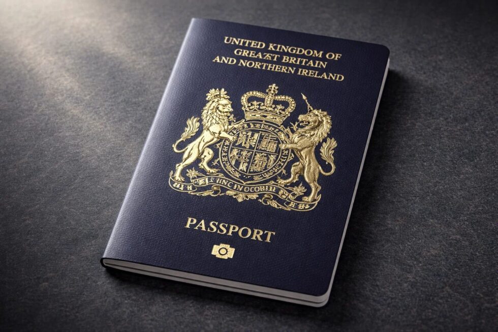 The UK unveils a new British passport design featuring King Charles III’s coat of arms and advanced security technology, set to launch in December 2025.
