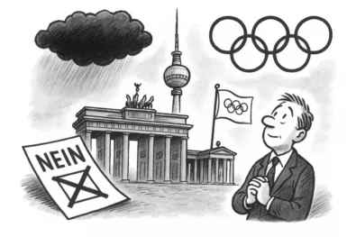 After Munich&rsquo;s &ldquo;Yes&rdquo; to the 2036 Olympics, Berlin faces mounting pressure to prove its democratic legitimacy, funding, and public backing. The DOSB decides in 2026.