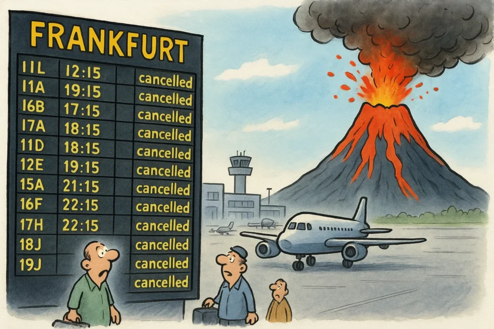 New satellite data reveal magma rising beneath Germany’s Eifel. Experts warn of potential flooding near Frankfurt Airport if geological pressure keeps building.