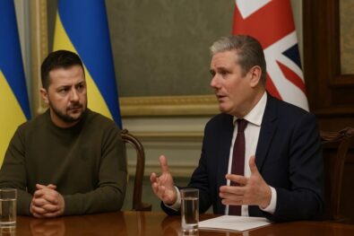 Ukraine and the UK launched a strategic dialogue on military aid, energy resilience, security guarantees, and sanctions pressure on Russia, preparing for the Zelenskyy-Starmer meeting.