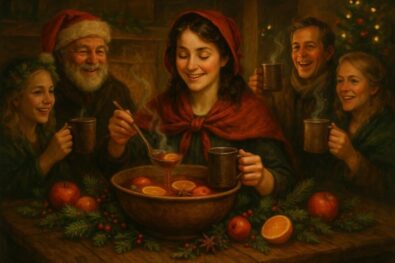 Wassail and Carol Singing guide. 65% of rural communities maintain these authentic UK Christmas traditions (Folklore Society 2025). Find local pubs and church events.