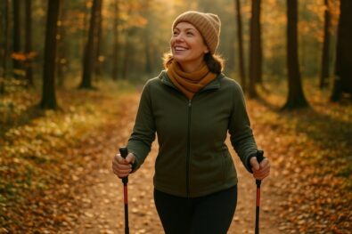 Nordic Walking health benefits: 46% more calorie burn, improved posture, and better heart health. Ideal for low-impact fitness and weight management.