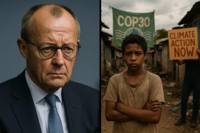 German Chancellor Friedrich Merz caused outrage at COP30 in Bel&eacute;m with a controversial comparison about poverty. He warned that global warming is a "moral failure" by the world.