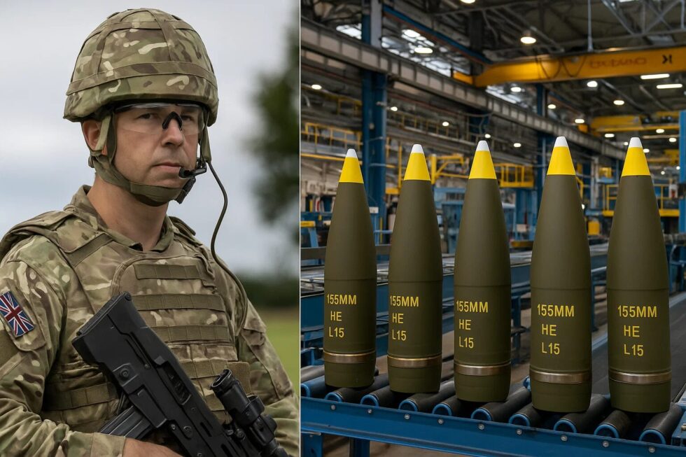 UK defence committee report finds the nation lacks a military defence plan, is too reliant on the US, and fails Nato obligations. MoD to build six new munitions factories.