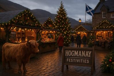 The Highland Christmas Markets 2025: Prices, addresses, and where to find the best Haggis and traditional Scottish cuisine. Focus on Inverness and Hogmanay.