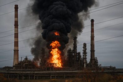 Ukrainian drones hit the Saratov refinery (5th time) and Saky airfield on Nov 28. The systematic strikes aim to cripple Russia's war economy. Zelensky hints at key talks.