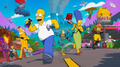 Fortnite launches a new mini-season based on "The Simpsons." The map transforms into a compact Springfield with Homer, Marge, Bart, Lisa, and Flanders skins, new bosses, and a legendary car.