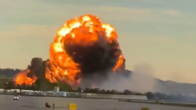 A UPS MD-11F cargo plane crashed near Louisville airport, killing at least 7 people. 38,000 gallons of fuel caused a massive explosion. NTSB is investigating.