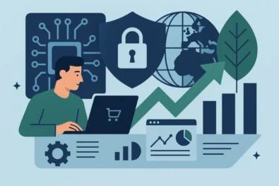 AI, cybersecurity and sustainable tech redefine UK e-commerce 2025. How British retailers use innovation and trust to drive long-term digital growth.