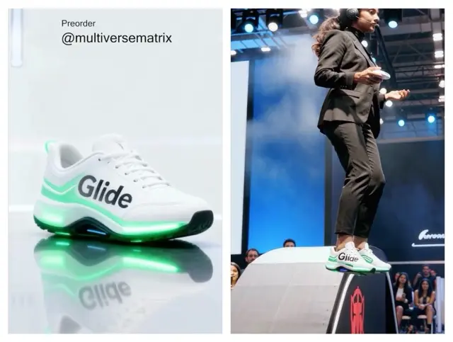The viral “Tesla Glide” clips claimed to show levitating Tesla sneakers. A detailed review reveals they were AI-generated concepts, not real products.