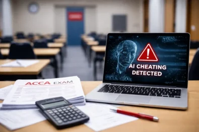 ACCA exams will move back to physical test centres from March 2026 after a surge in AI-assisted cheating. Britain&rsquo;s accounting body says in-person exams are now the only way to protect trust.