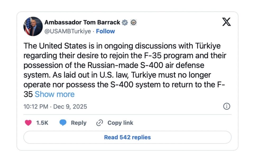 US Pressure on Erdoğan Over Russia’s S-400 Escalates Amid Defence and Diplomatic Standoff