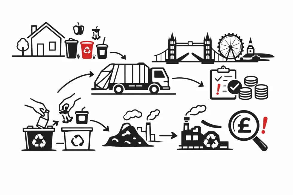 What are England bin collection rules 2026 and how will London fines change for recycling