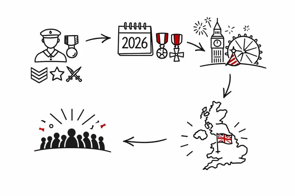 Who is on the Military New Year Honours List 2026? Full British Army awards, London and UK impact