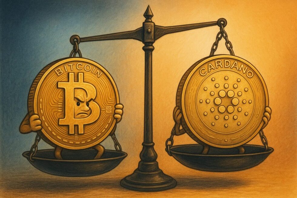 Bitcoin vs. Cardano: Compare the upside potential over the next 18 months. Analyze BTC stability against ADA's high-risk, high-reward growth potential.