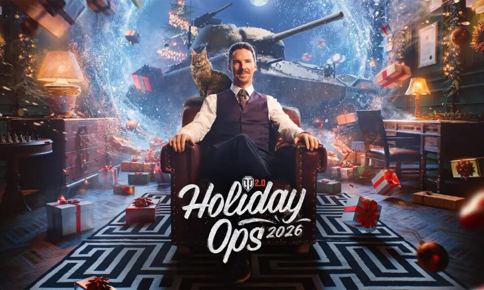 Benedict Cumberbatch is the ambassador for World of Tanks Holiday Ops 2026, featuring in the New Year's video. Get details on the event, rewards, and marketing strategy.