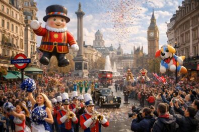 London New Year's Day Parade 2026 features 10,000 performers and half a million spectators. Get the official route, 12:00 PM start time, and transport tips