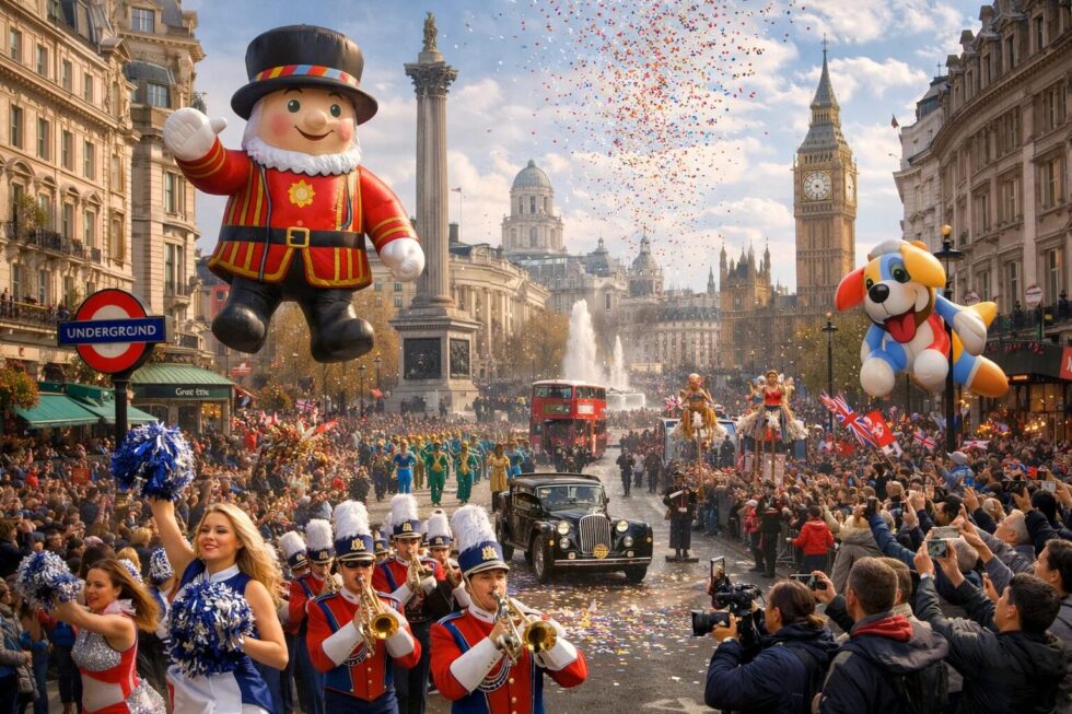 London New Year's Day Parade 2026 features 10,000 performers and half a million spectators. Get the official route, 12:00 PM start time, and transport tips