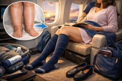 Compression socks 15-20 mmHg prevent swollen legs on 8-12 hour flights. Learn how to choose the best travel socks for circulation and DVT prevention in 2025