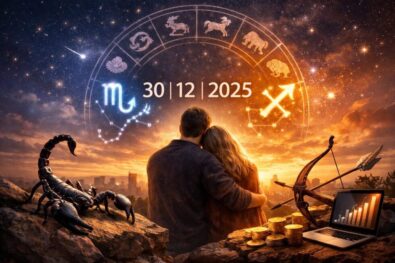 Horoscope today Dec 30, 2025: Analysis of Scorpio and Sagittarius relations. Get magnetic storm alerts, health advice, and career tips for all signs.