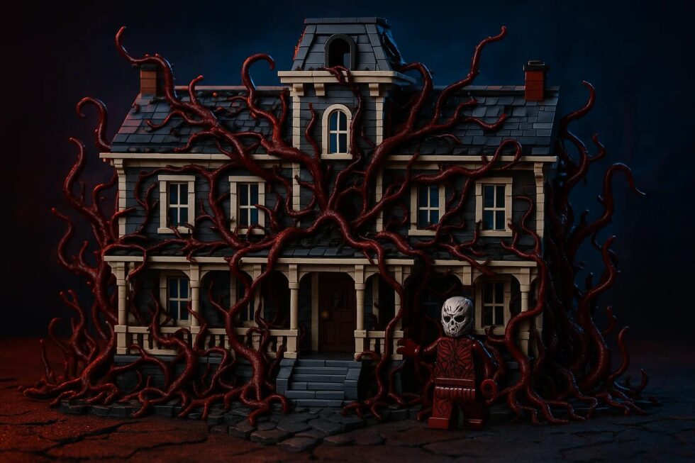 The LEGO Creel House (2,593 pieces) is the ultimate tribute to the Stranger Things finale. All details on the transformation, minifigures, and the UK price of £279.99.