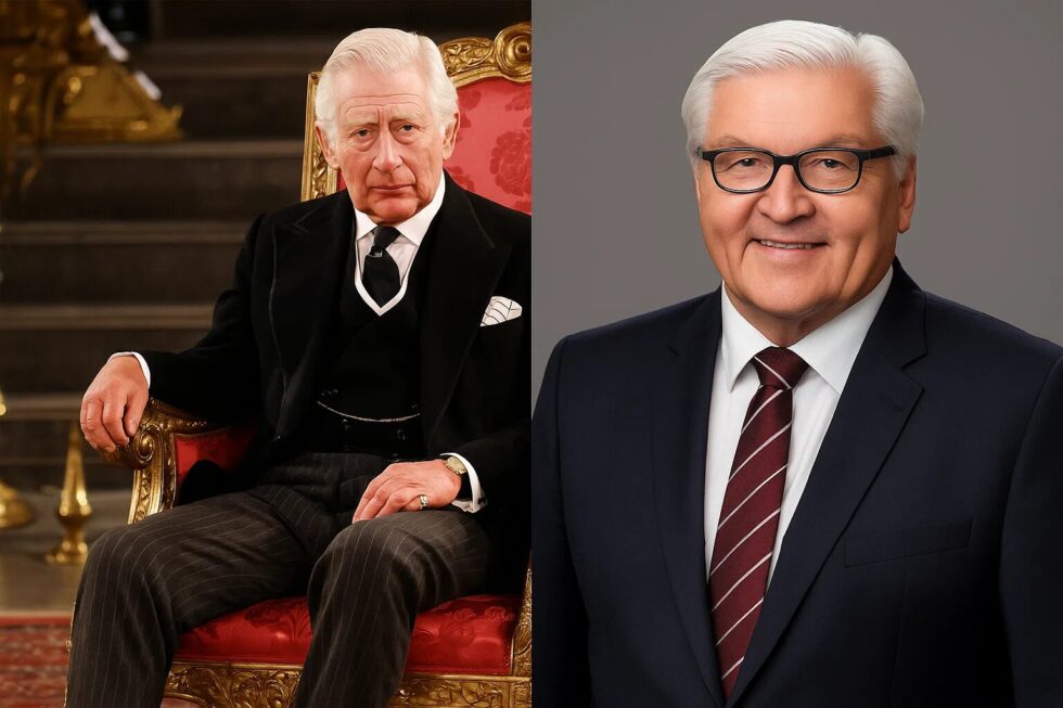King Charles welcomed German President Frank-Walter Steinmeier to the UK for a three-day state visit, marking the continued strengthening of UK-Germany post-Brexit relations.