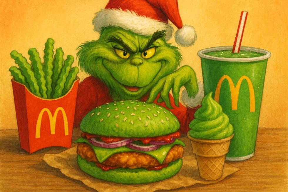 McDonald’s Christmas Advert Grinch launches November 25, 2025. Get the full details on the Grinch Meal, prices, and the limited-edition Grinched McShaker Fries in the UK.
