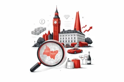 London&rsquo;s most expensive streets in 2025 revealed: Grosvenor Place SW1X, Knightsbridge, Mayfair and Chelsea now trade over 100&times; the UK average, driven by global capital flows.