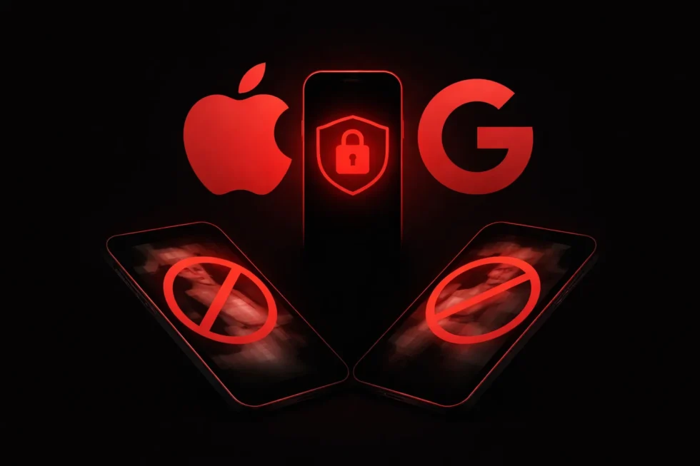 The UK government plans to encourage Apple and Google to add device-level nudity detection to iOS and Android, requiring age verification to view explicit images as part of its online safety strategy.