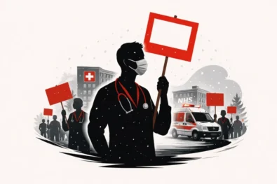 England faces NHS disruption as resident doctors launch a five-day strike amid record flu cases, pay disputes and political backlash.