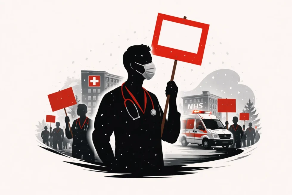 England faces NHS disruption as resident doctors launch a five-day strike amid record flu cases, pay disputes and political backlash.