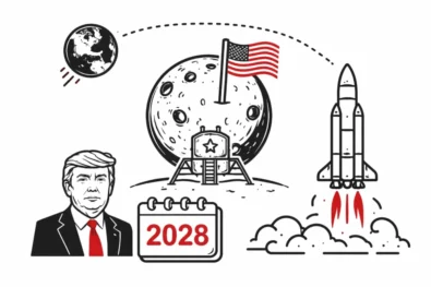 Donald Trump has signed an executive order fixing US priorities in space, backing a return to the Moon, a future lunar base and expanded defence capabilities in orbit.