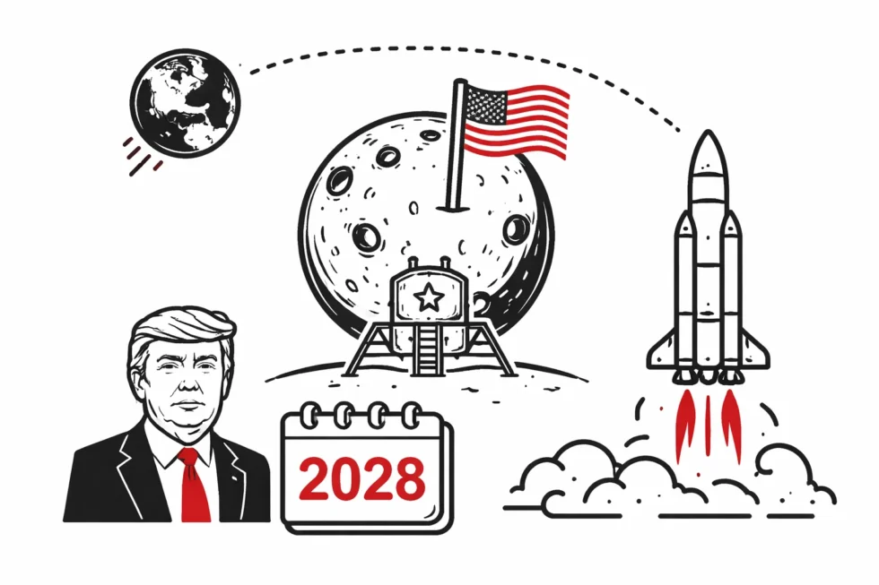 Donald Trump has signed an executive order fixing US priorities in space, backing a return to the Moon, a future lunar base and expanded defence capabilities in orbit.