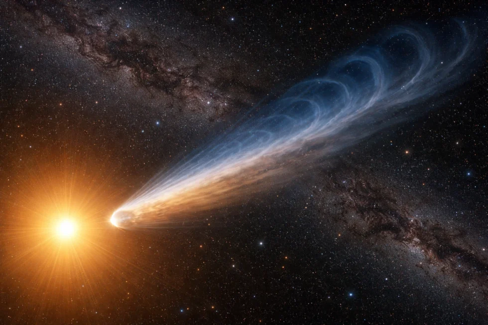 Why Comet 3I/ATLAS has a rare sun-facing anti-tail and what it reveals