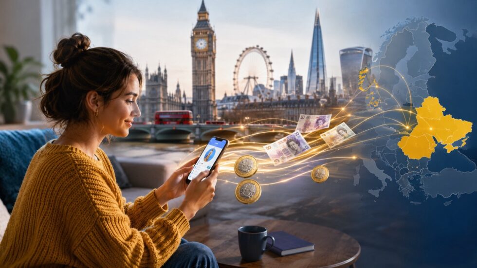 TransferGo among the best money transfer apps in the UK in 2026 for fast international transfers to Eastern Europe.