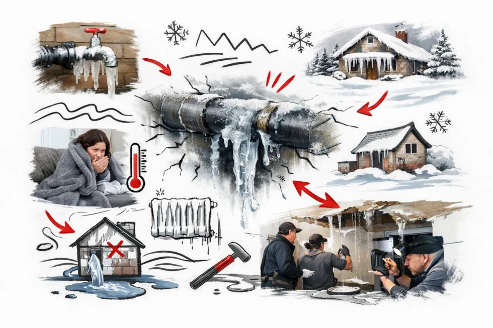 Frozen pipes British Gas warning as 54,000 UK homes face heating failure and £440 winter damage