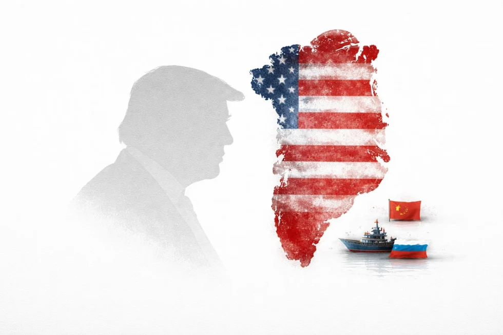 Trump says the US must take control of Greenland to stop Russia or China gaining a foothold in the Arctic, escalating a dispute with Denmark and raising fears over security and sovereignty.