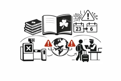 Irish passport holders are being warned not to travel after 12,904 passports issued in late 2025 and early 2026 were recalled because a software error made them non-compliant with international border systems.